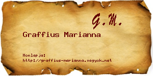 Graffius Marianna névjegykártya